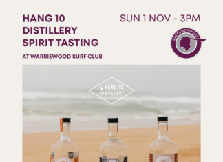 Hang 10 Distillery is coming to Warriewood Surf Club!