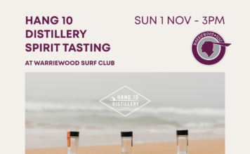 Hang 10 Distillery is coming to Warriewood Surf Club!